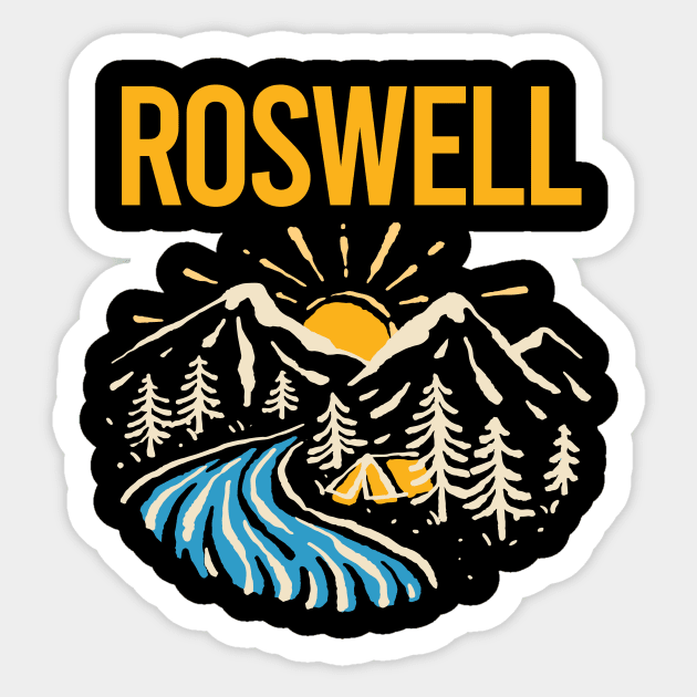 Nature Landscape Roswell Sticker by rosenbaumquinton52